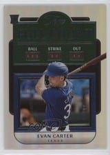 2024 Panini Three and Two Full Count Evan Carter #5 card