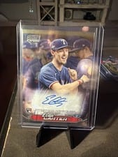 2024 Stadium Club Chrome Autographs Evan Carter #SCCA-EC card