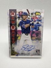 2024 Topps Archives 1999 Topps Baseball New Breed Autographs Evan Carter #99NBA-EC card