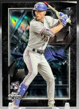 2024 Topps Chrome Black Depth of Darkness Evan Carter #DOD-15 card