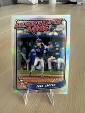 2024 Topps Chrome Update Major League Minis Evan Carter #MM-10 card