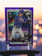 2024 Topps Cosmic Chrome Base Set Evan Carter #186 card