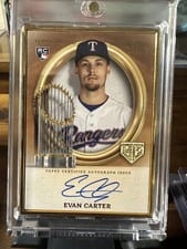 2024 Topps Gilded Collection Gilded Champions Evan Carter #GCH-EC card