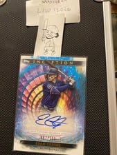 2024 Topps Inception Charged Particles Autographs Evan Carter #CPA-EC card