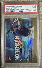 2024 Topps Pristine Northern Lights Evan Carter #NL-3 card