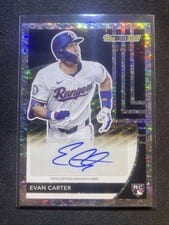 2024 Topps Update Topps Black Gold Autographs Evan Carter #BGA-EC card