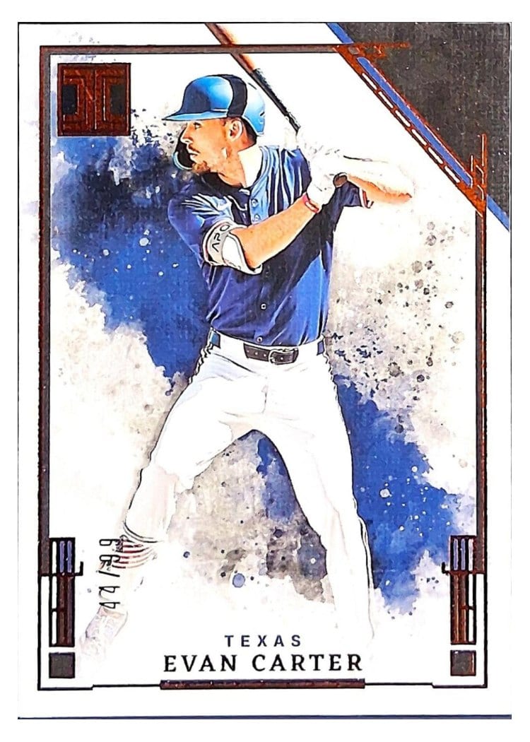 2025 Panini Impeccable Base Set Evan Carter #15 card