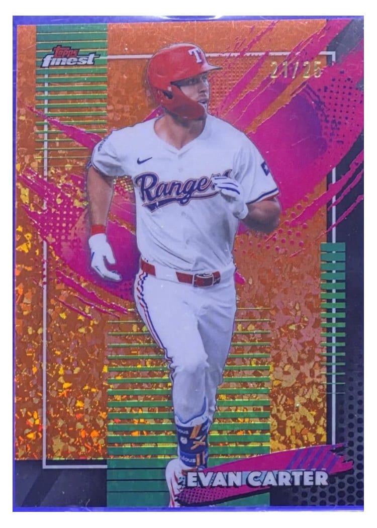 2026 Topps Finest Evan Carter #246 card