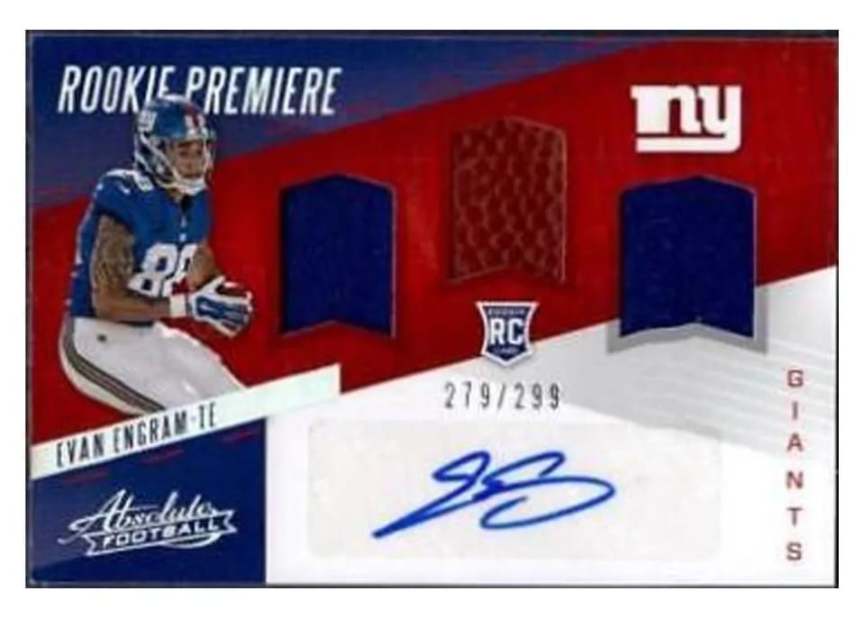 2017 Panini Absolute Evan Engram #211 card
