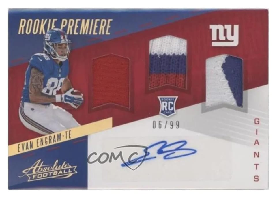 2017 Panini Absolute Evan Engram #211 card