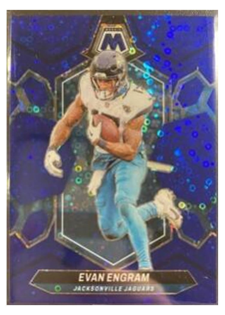 2024 Panini Mosaic Base Set Evan Engram No Huddle Blue #103 card