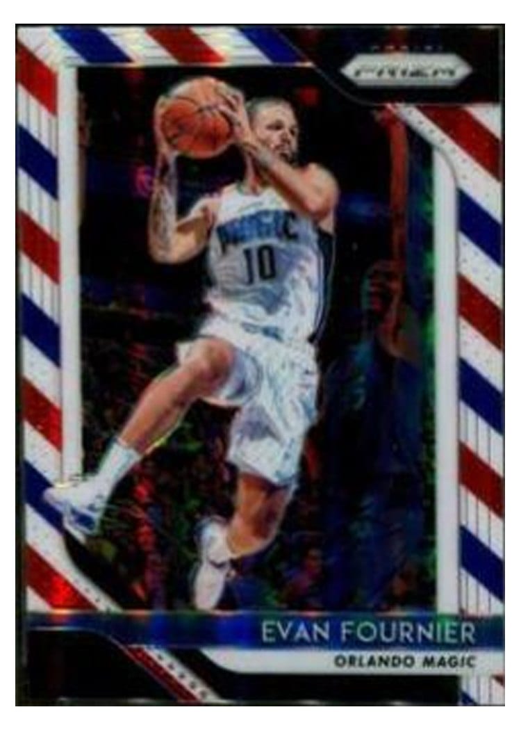 2018-19 Panini Prizm Base Set Evan Fournier #139 card