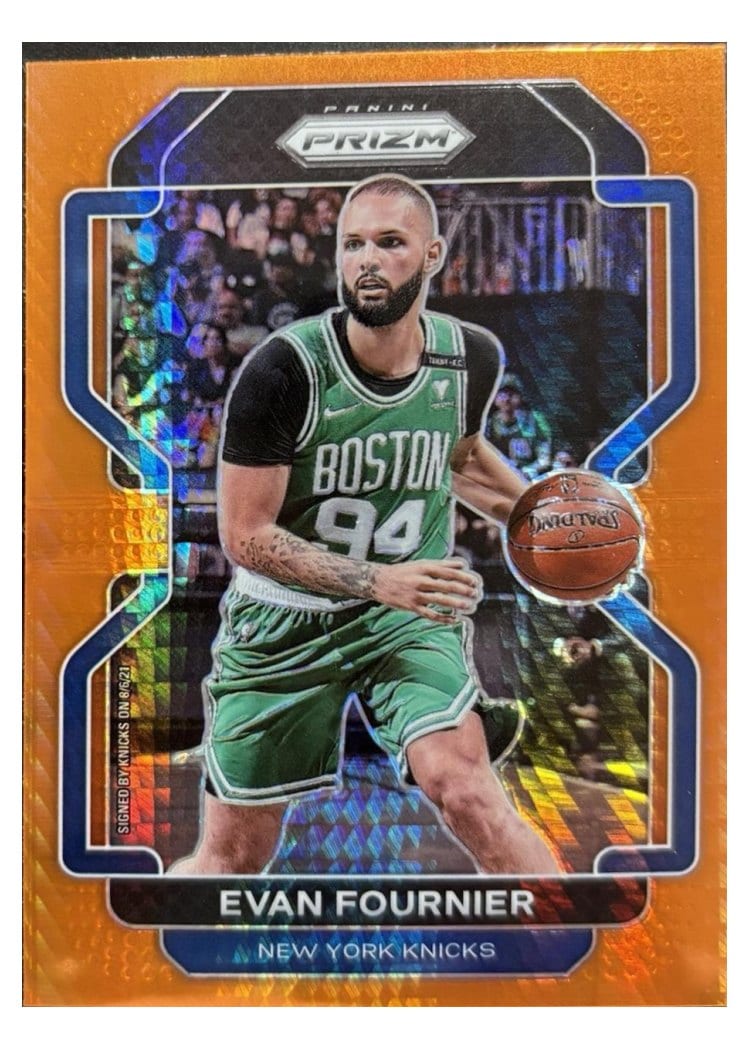 2021-22 Panini Prizm Base Set Evan Fournier #153 card