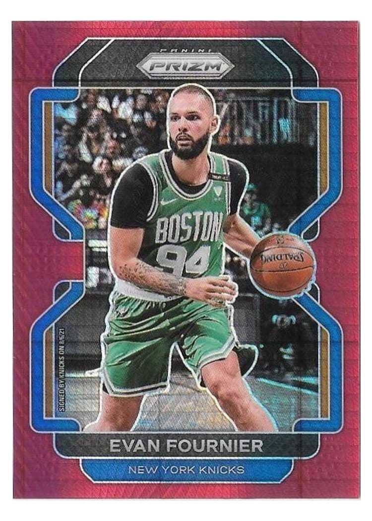 2021-22 Panini Prizm Base Set Evan Fournier #153 card