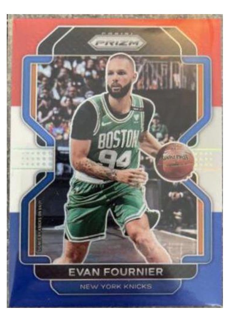 2021-22 Panini Prizm Base Set Evan Fournier #153 card