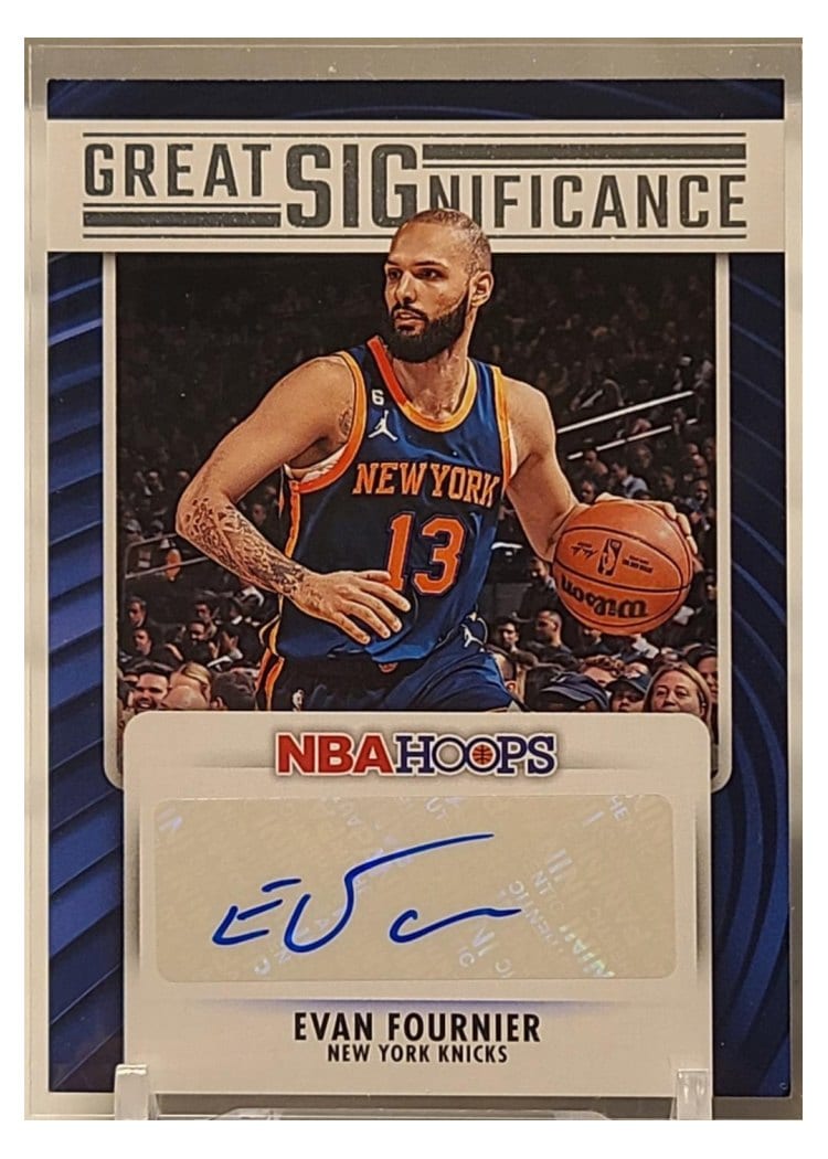 2023-24 Hoops Great SIGnificance Evan Fournier #GS-FRR card