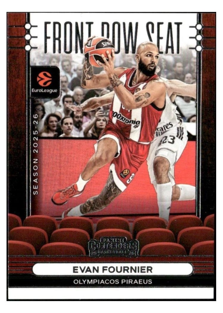 2025-26 Panini Contenders EuroLeague Front Row Seat Evan Fournier #11