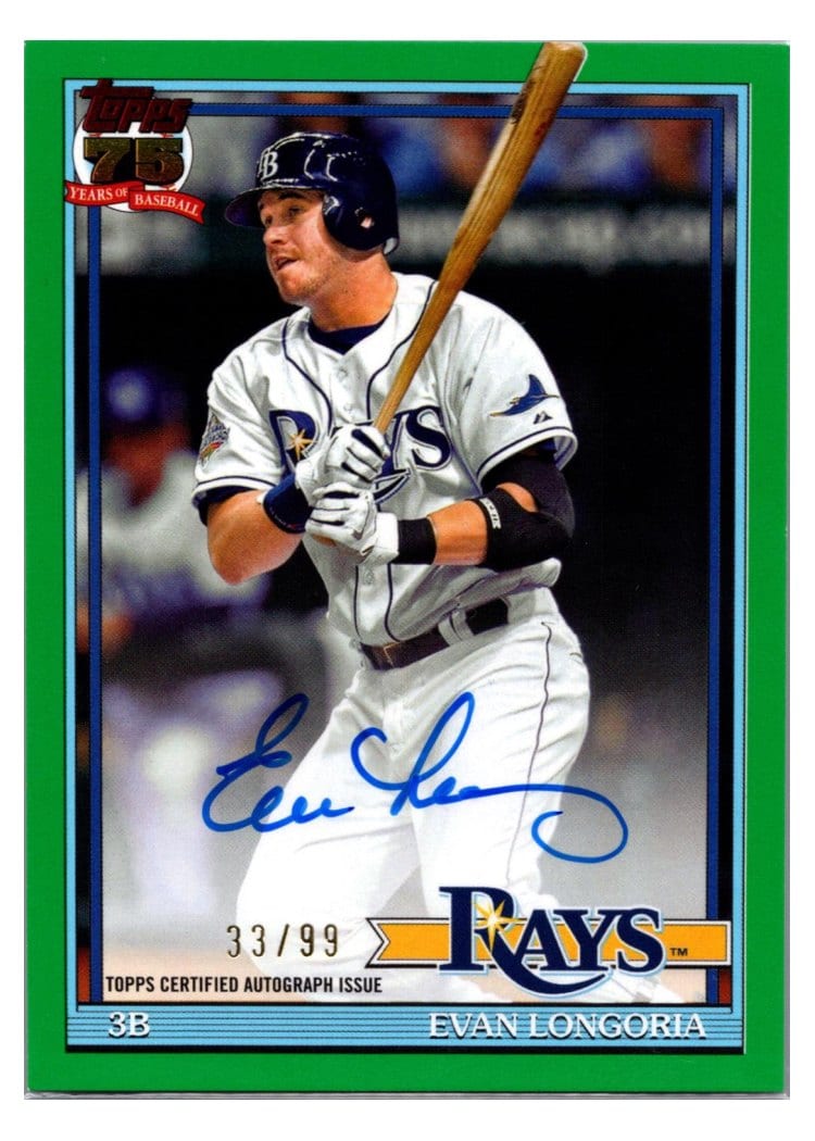 2026 Topps 1991 Topps Autographs Evan Longoria #91A-EL card