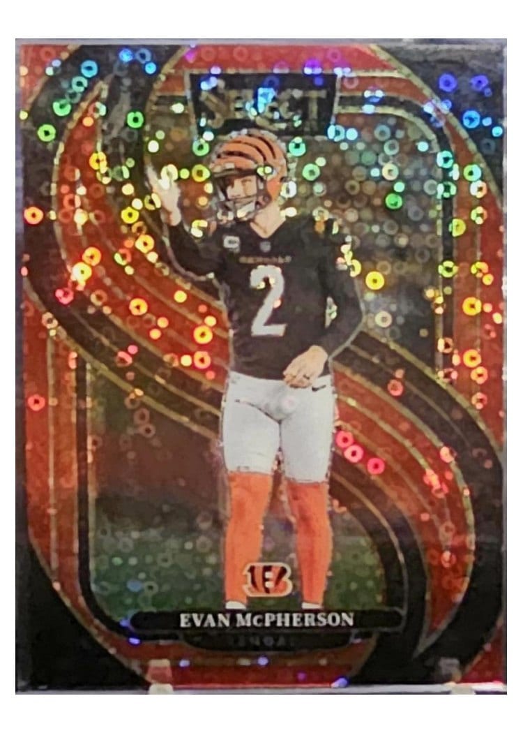 2024 Panini Select Base Set Evan McPherson Red Disco Prizm #156 card