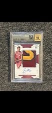 2021-22 Panini National Treasures Evan Mobley Rookie Patch Auto /99 #147 card