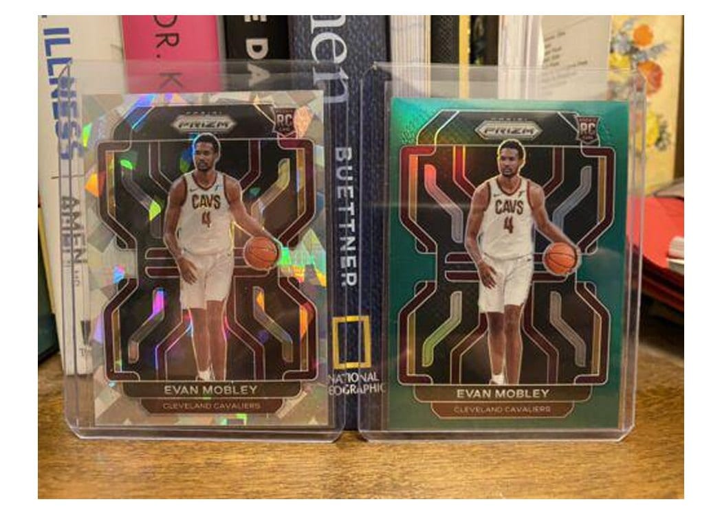 2021-22 Panini Prizm Base Set Evan Mobley #325 card