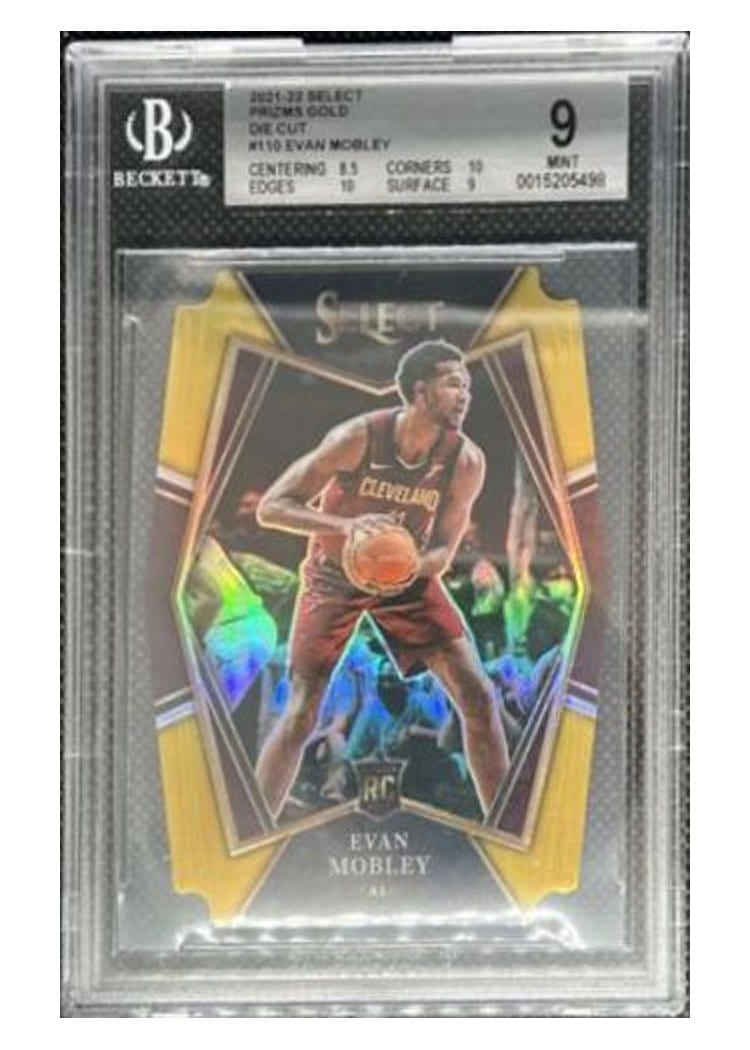 2021-22 Panini Select Base Set Evan Mobley #110 card