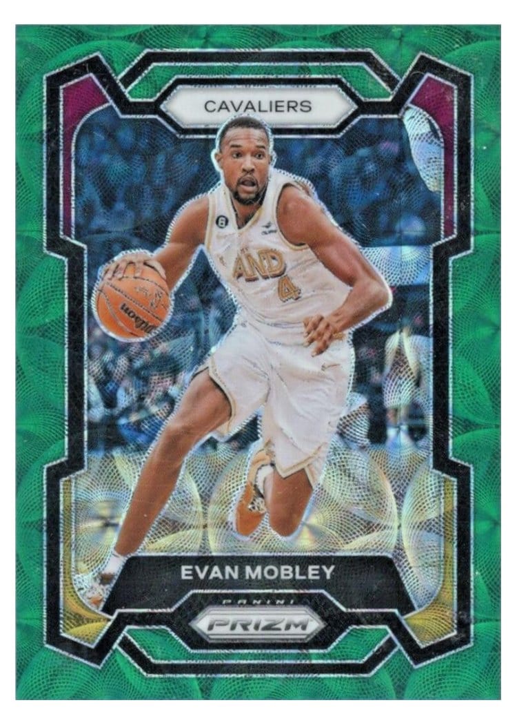 2023-24 Panini Prizm Base Set Evan Mobley #55 card