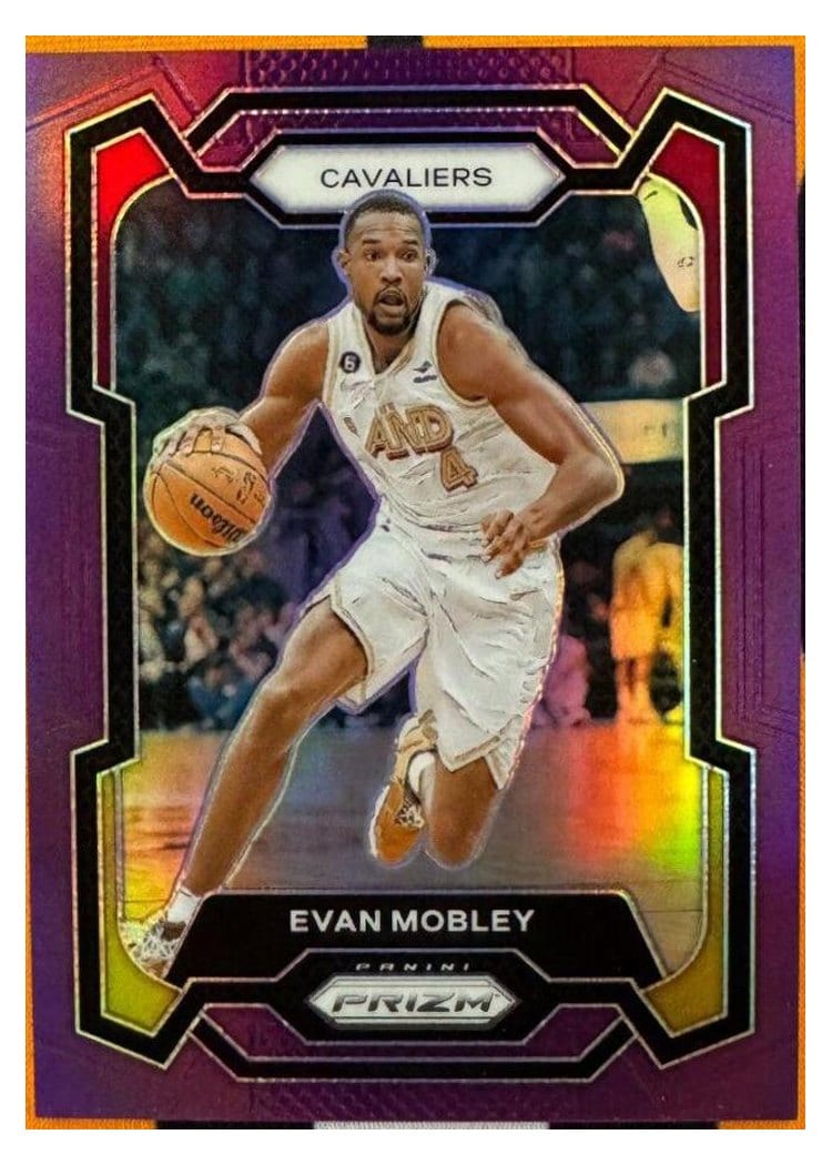 2023-24 Panini Prizm Base Set Evan Mobley #55 card