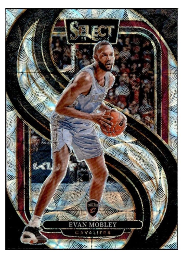 2024-25 Panini Select Base Set Evan Mobley Scope Prizm #112 card