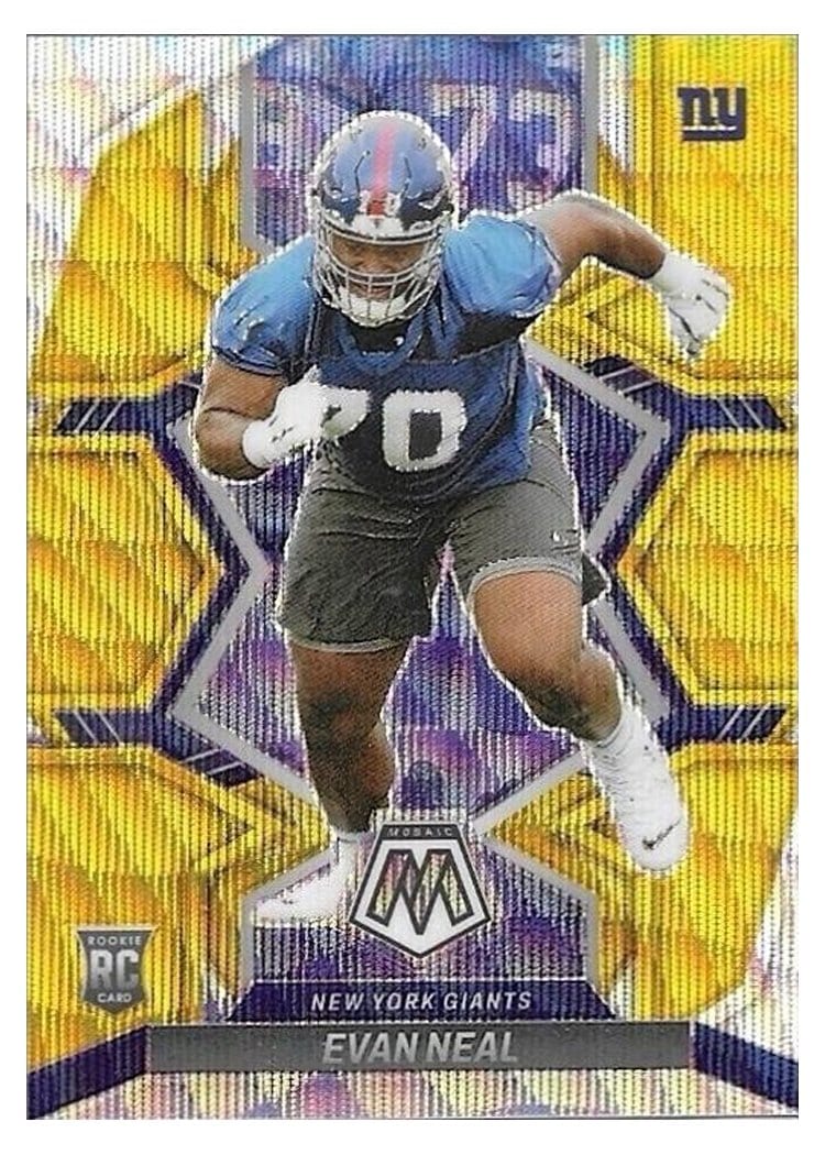 2022 Panini Mosaic Base Set Evan Neal #368 card
