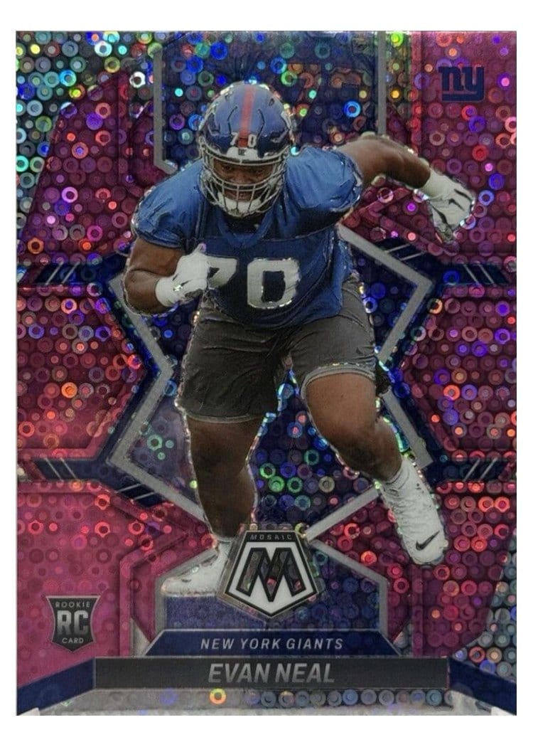 2022 Panini Mosaic Base Set Evan Neal #368 card