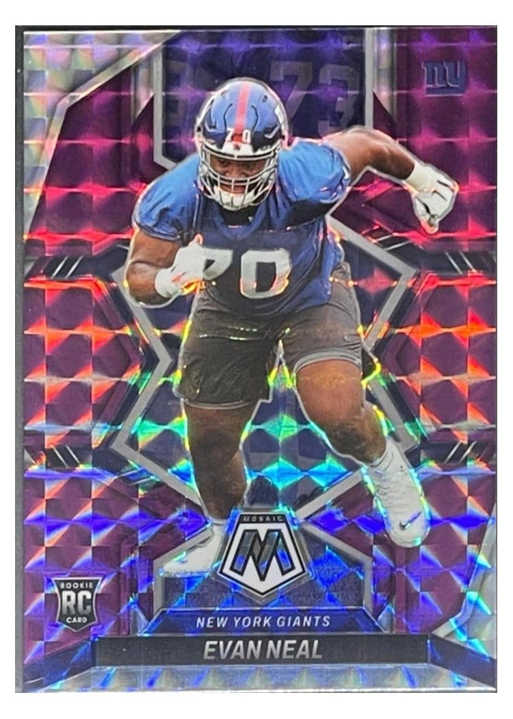 2022 Panini Mosaic Base Set Evan Neal #368 card