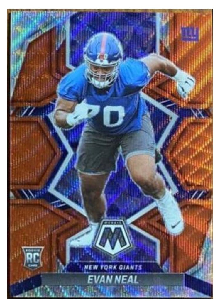 2022 Panini Mosaic Base Set Evan Neal #368 card