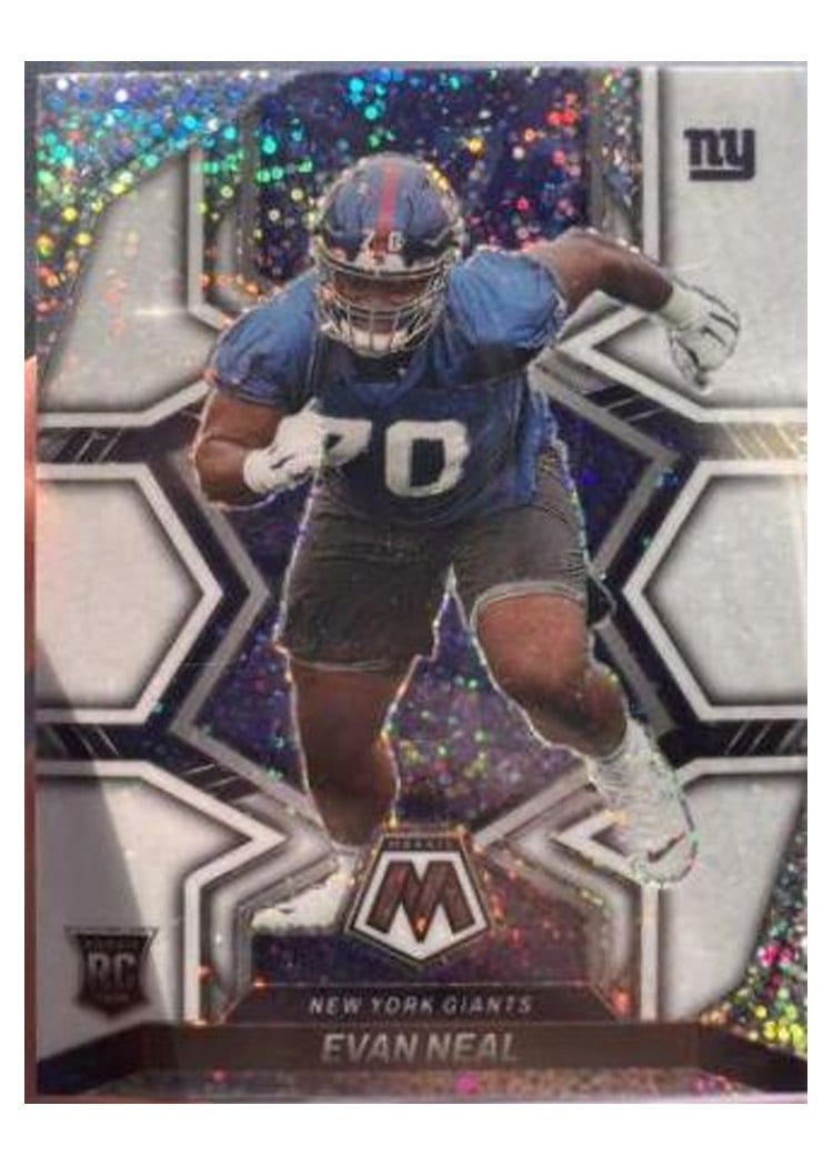 2022 Panini Mosaic Base Set Evan Neal White Sparkle #368 card