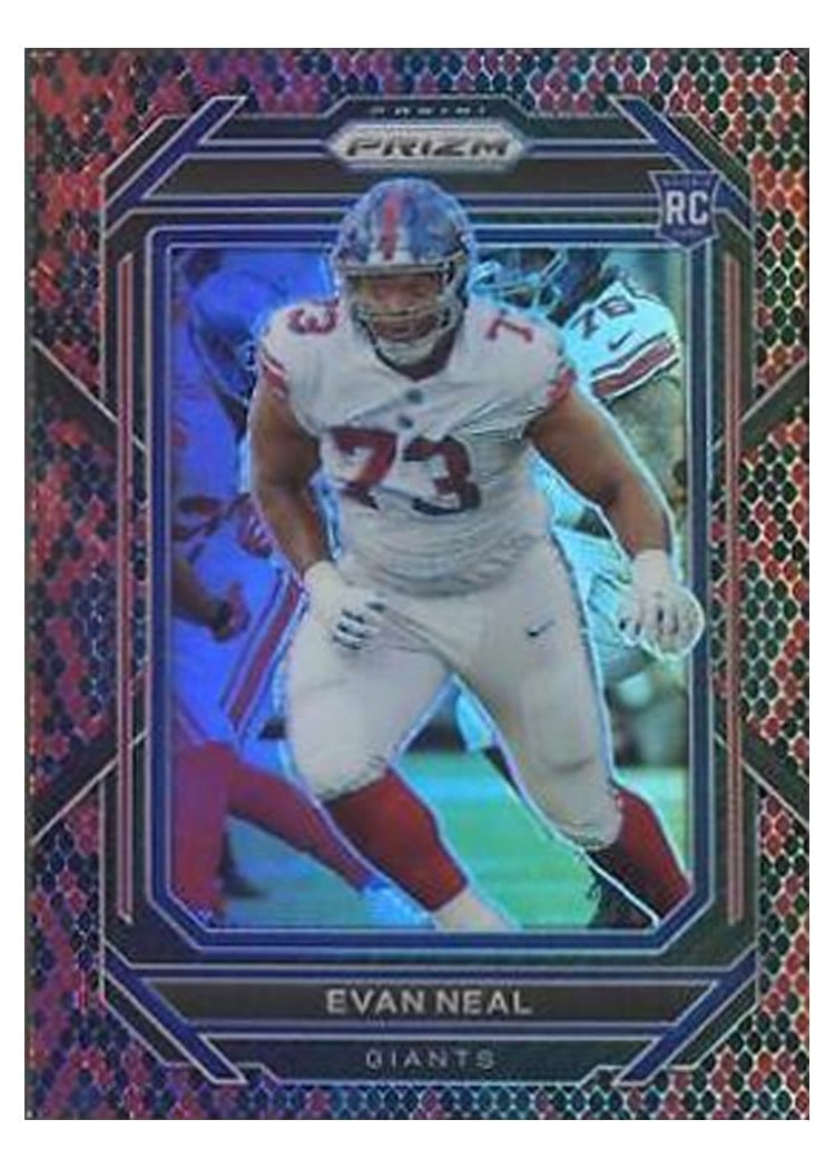2022 Panini Prizm Base Set Evan Neal #367 card