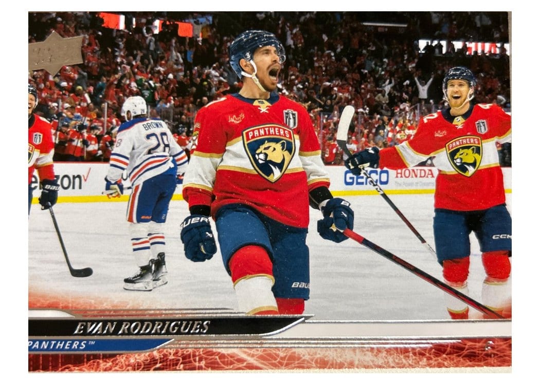 2024-25 Upper Deck Base Set Evan Rodrigues #323 card