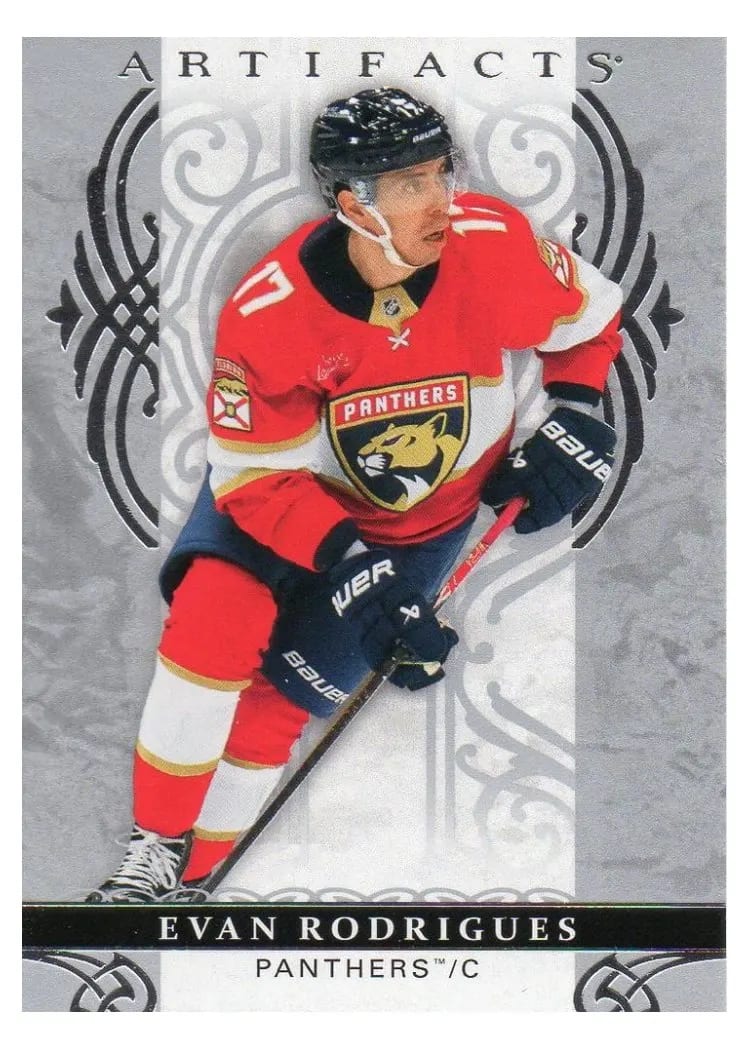 2026 Upper Deck Artifacts Evan Rodrigues #2 card