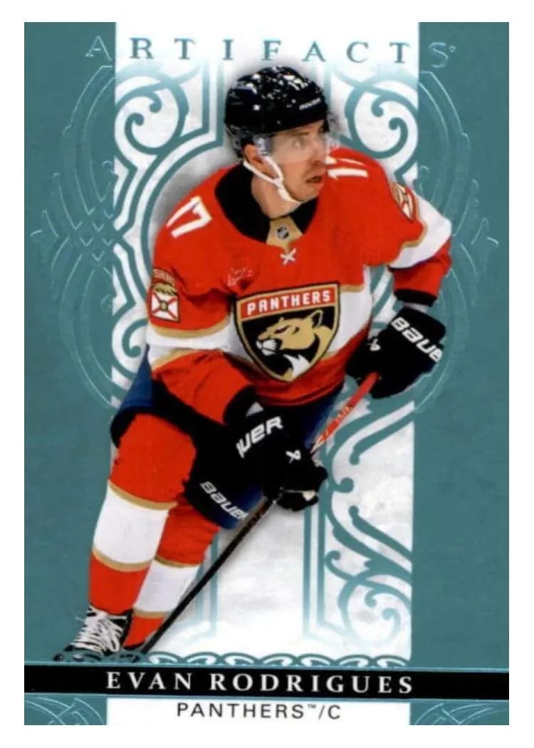 2026 Upper Deck Artifacts Evan Rodrigues #2 card