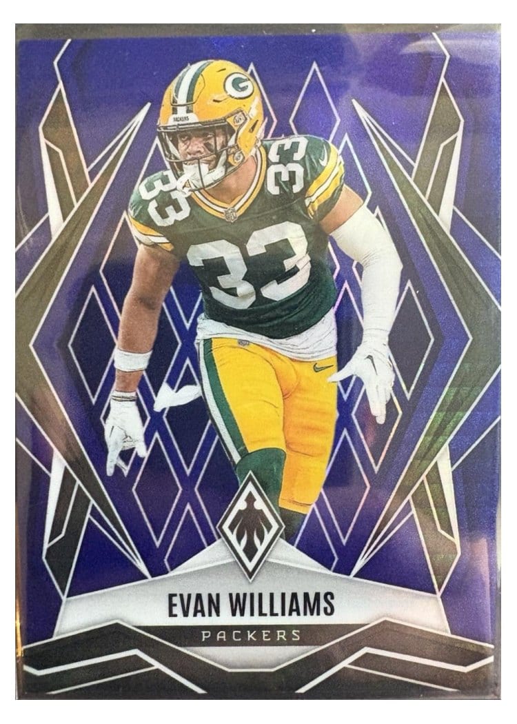 2025 Panini Phoenix Base Set Evan Williams Blue Hyper #133 card