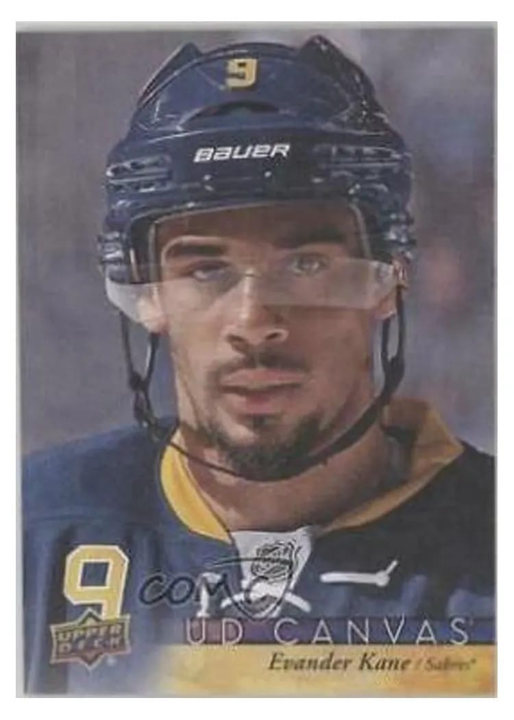 2017 Upper Deck Canvas Evander Kane #C12 card