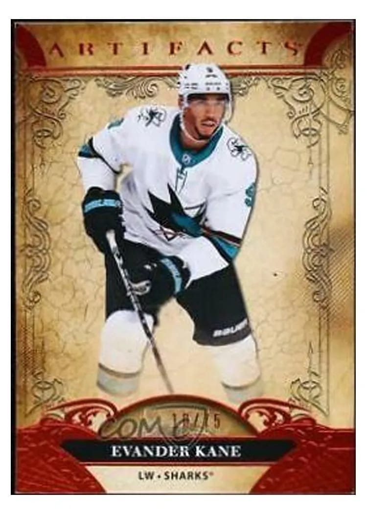 2020-21 Upper Deck Artifacts Base Set Evander Kane #11 card