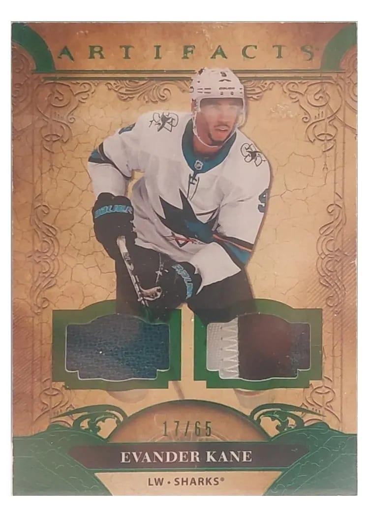 2020-21 Upper Deck Artifacts Base Set Evander Kane #11 card