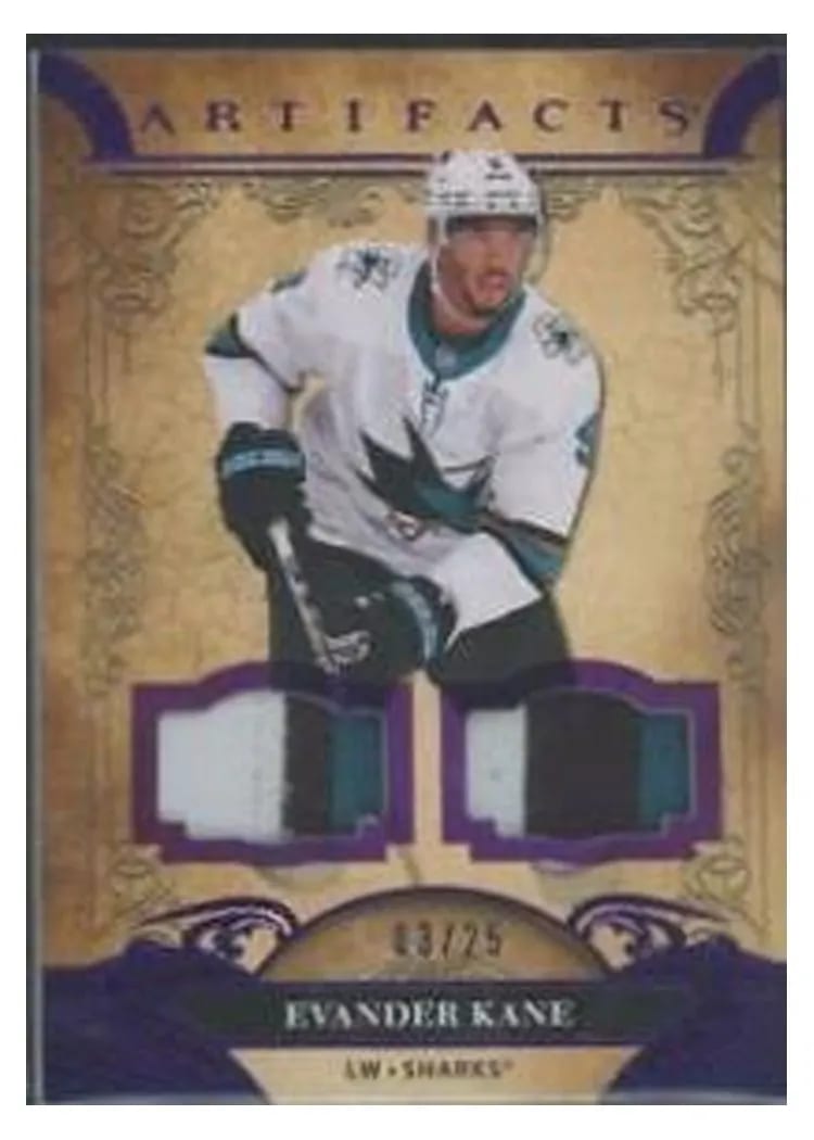 2020-21 Upper Deck Artifacts Base Set Evander Kane #11 card