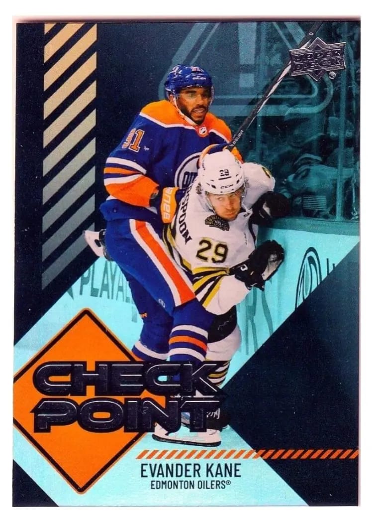 2024-25 Upper Deck Checkpoint Evander Kane #CP-7 card