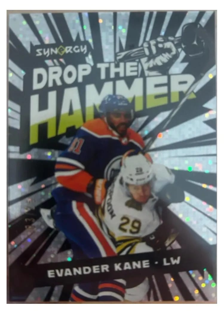2024-25 Upper Deck Synergy Drop the Hammer! Evander Kane #DH-10 card