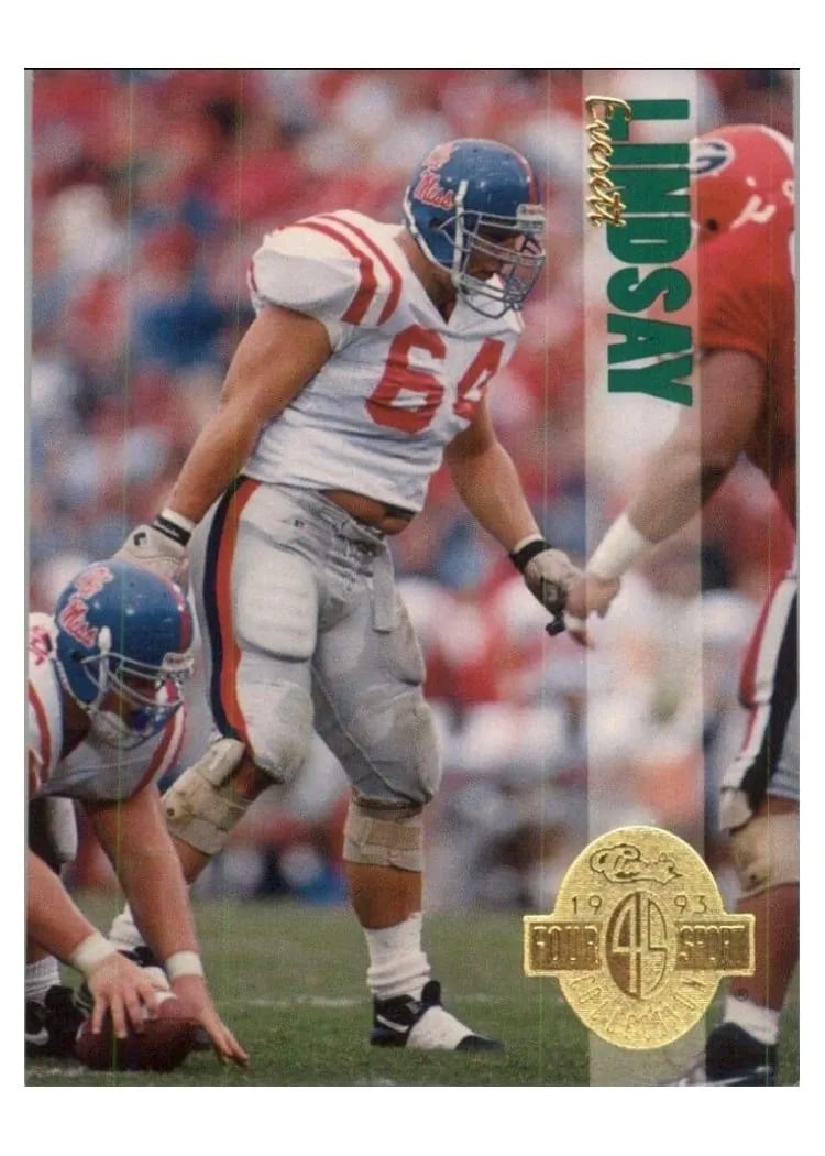 1993 Classic Four Sport Everett Lindsay #108 card