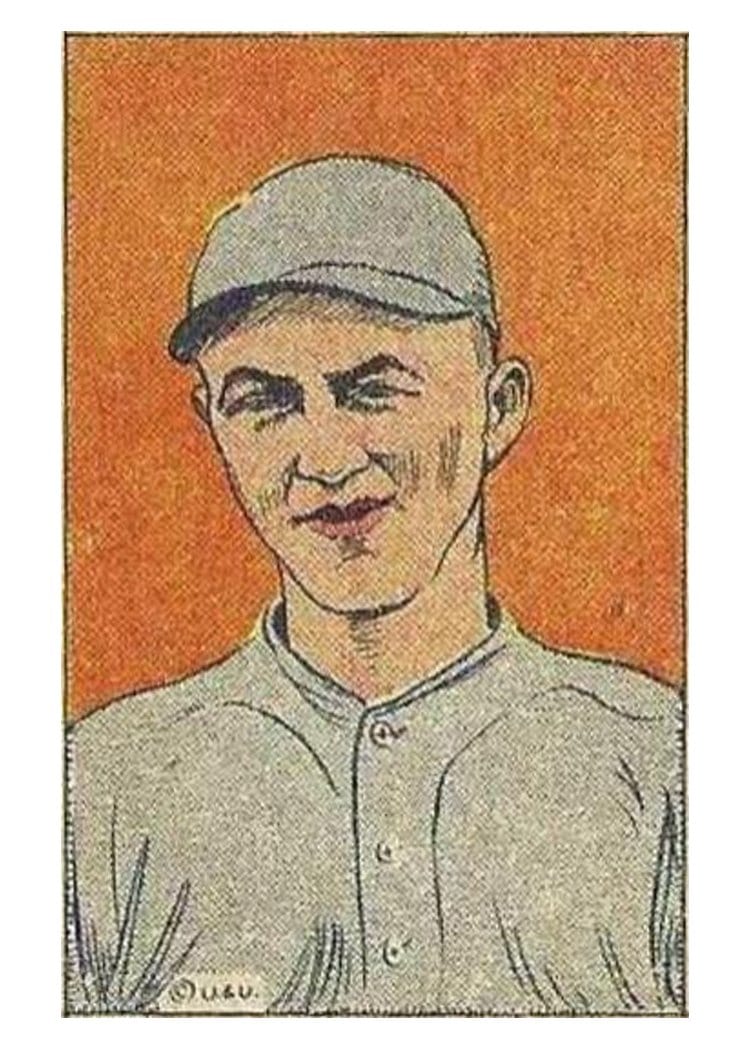 1923 W515 1 Everett Scott Hand Cut #46 card