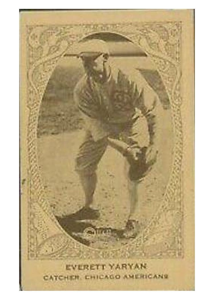 1922 E120 American Caramel Everett Yaryan card