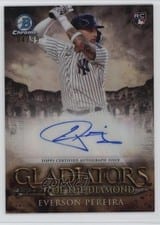 2024 Bowman Chrome Gladiators of the Diamond Autographs Everson Pereira #GDA-EP card