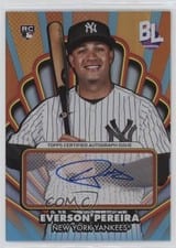 2024 Topps Big League Opening Act Autographs Everson Pereira #OAA-EP card